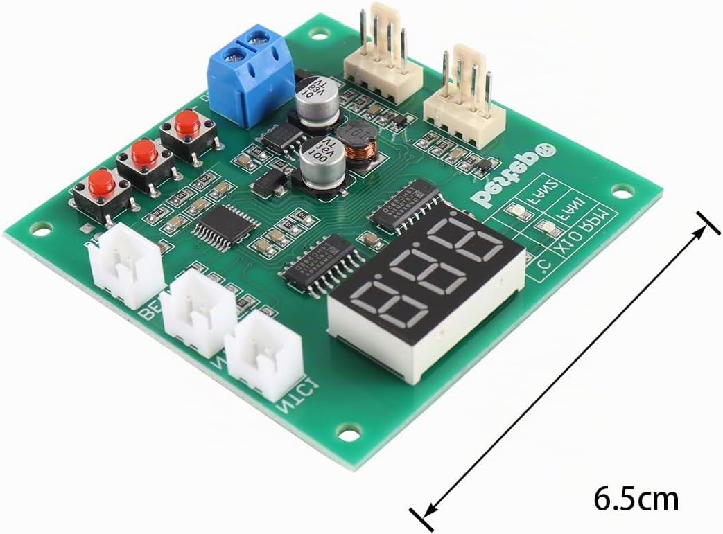 Zweikanal-PWM-4-Pin-Lüftersteuerung 12 V 24 V 48 V Thermischer Drehzahlregler mit Temperatur-/Drehza