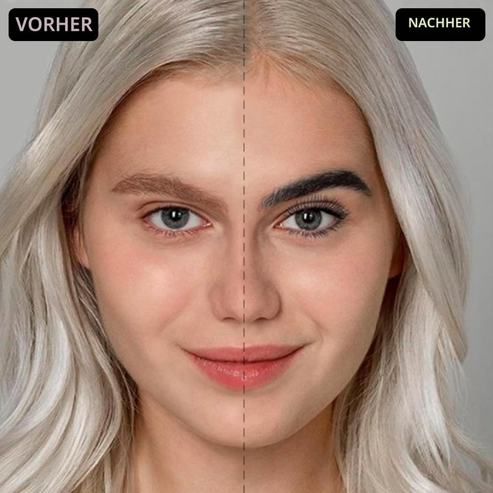 Libeauty Wimpern färben set, 15 ml schwarzes Augenbrauen-Tönungsset, Wimperntönung mit komplettem We