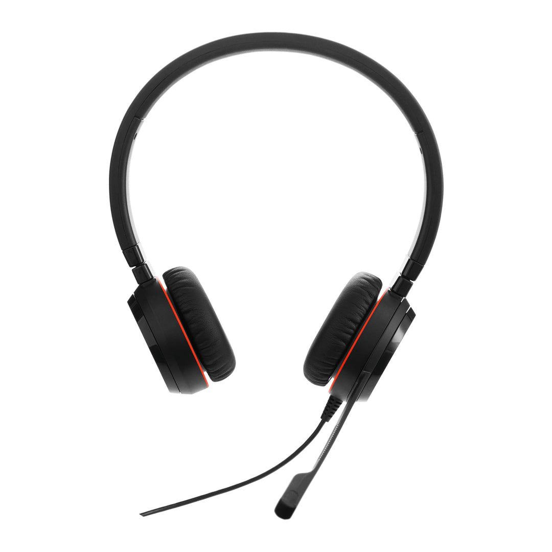Jabra Evolve 20 SE Stereo Headset, USB-C Kabel mit Anrufsteuerung, Microsoft Teams zertifiziert, Sch