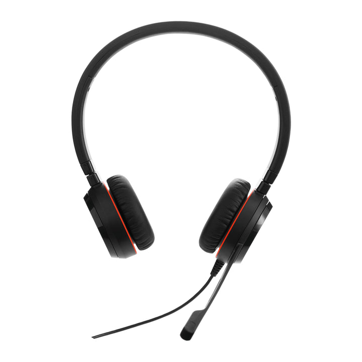 Jabra Evolve 20 SE Stereo Headset, USB-C Kabel mit Anrufsteuerung, Microsoft Teams zertifiziert, Sch