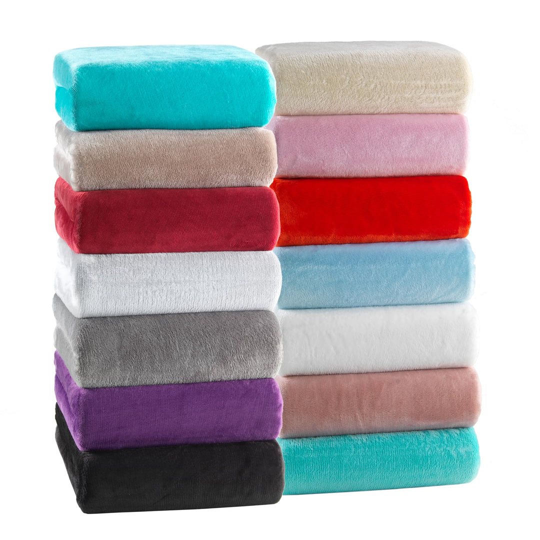 MALIKA® Premium warme Spannbettlaken Cashmere-Touch Bettlaken Jersey Fleece Spannbetttuch Laken, Far
