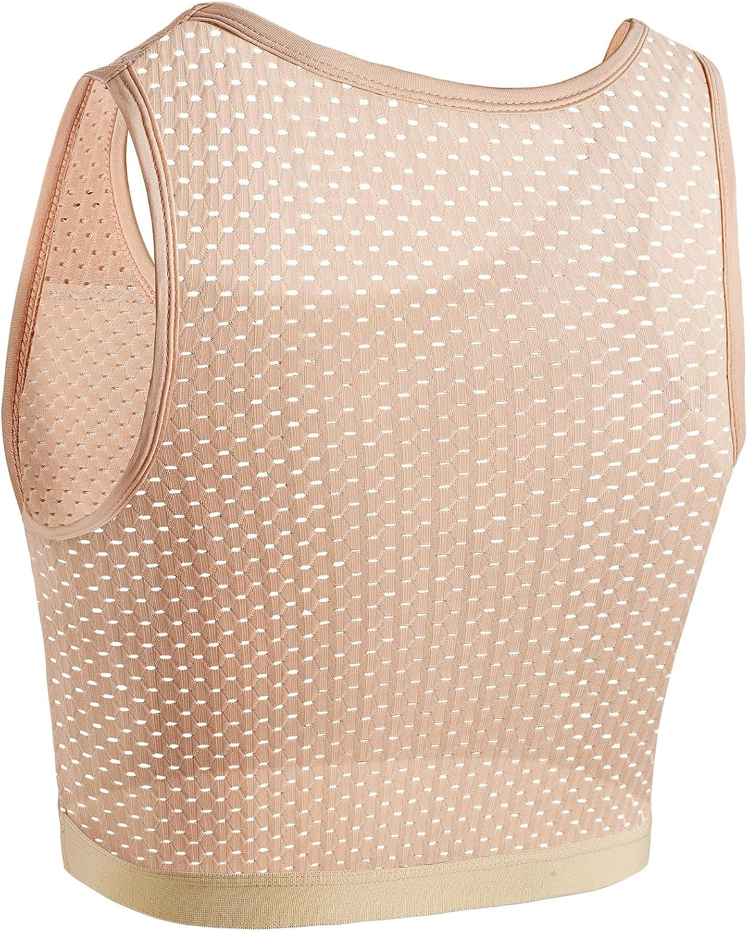 XUJI Transgender FTM Trans Atmungsaktive Halb Brust binder 3XL Nude, 3XL Nude
