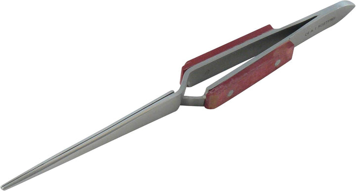3x Lötpinzette, gerade - Klemmpinzette, Kreuzpinzette, Technische Pinzette - 16 cm, gerieft - Modell