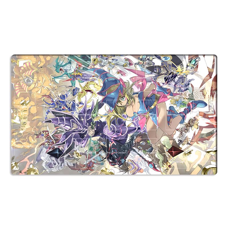 Neue Mlikemat Spielmatte ZD039-558-A Duel Monsters TCG CCG OCG Sammelkartenspielmatte mit Zonen + gr