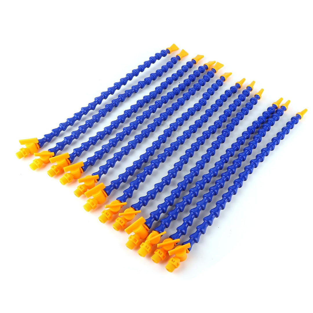 Kühlmittelschlauch 12 Stück Universal-Sprühöl-Wasserschlauch 1/4 "PT Flach- / Rundschlauch für CNC-D