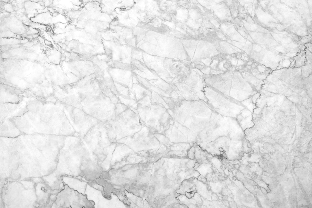 cuadros-lifestyle Küchen Spritzschutz „Marmor White“ 60x40 cm | Küchenrückwand | Alu-DiBond | Fliese
