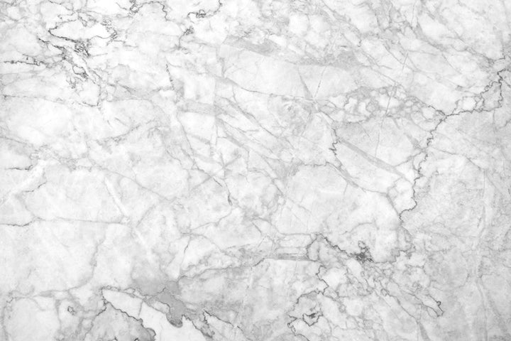 cuadros-lifestyle Küchen Spritzschutz „Marmor White“ 60x40 cm | Küchenrückwand | Alu-DiBond | Fliese
