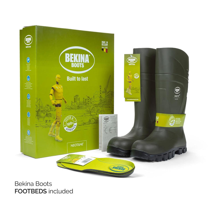 Bekina Steplite X S5 Robuste Sicherheitsstiefel für Herren und Damen mit Stahlkappe und Stahlsohle,