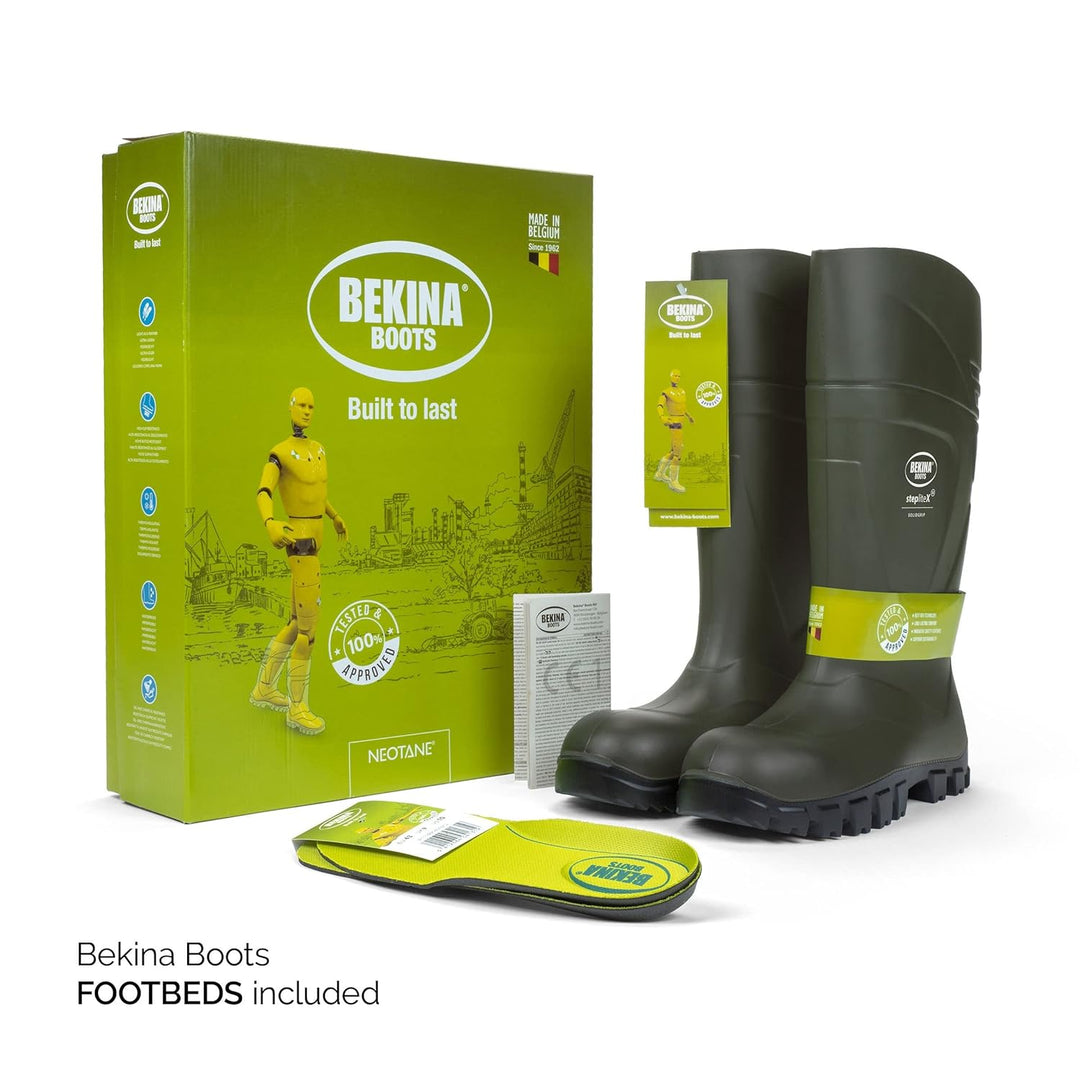 Bekina Steplite X S5 Robuste Sicherheitsstiefel für Herren und Damen mit Stahlkappe und Stahlsohle,