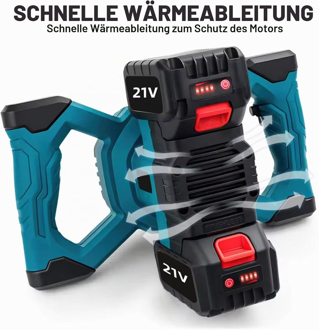 Akku-Farbmörtelrührer, 24V Bürstenlos Rührwerkmit M14 Rühreraufnahme, 1700W 0-780U/min, 6 Stufen ein