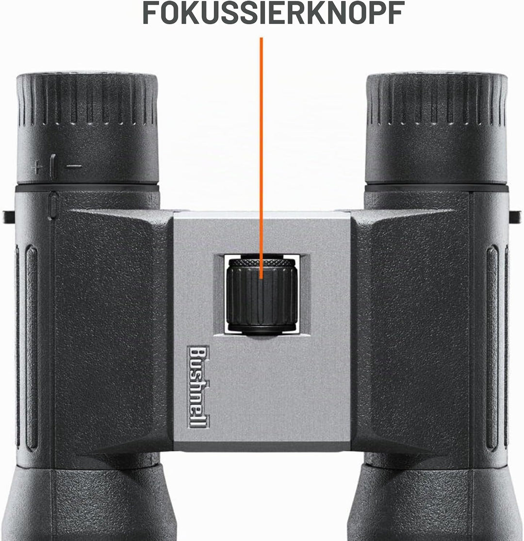 Bushnell - Powerview 2 - Fernglas - 16x32 - Dachkant - Aluminium Metallgehäuse - Mehrschichtvergütun