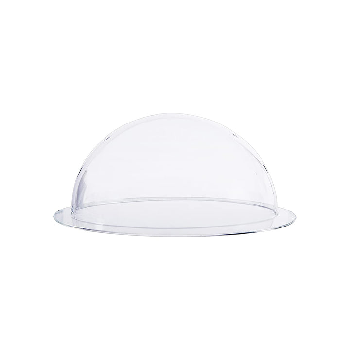HMF 46720 Halbkugel aus Acryl mit Krempe, DIY Acrylhaube | Ø 20 cm | Transparent 200 mm, 200 mm