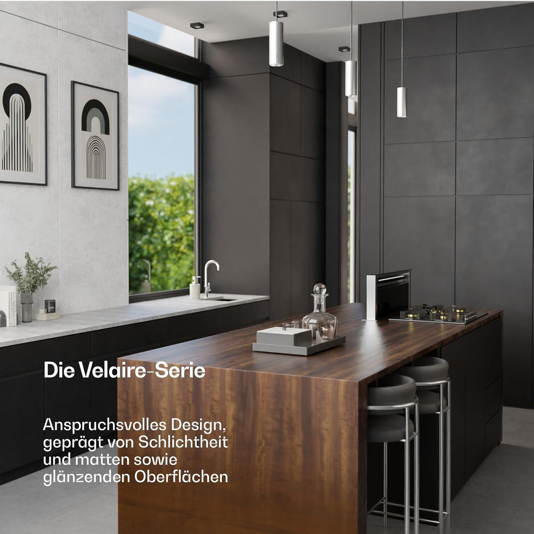 Klarstein Velaire Toaster Wasserkocher Set – 2 Scheiben Toaster mit 7 Bräunungsstufen, Brötchenaufsa