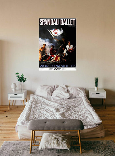 Spandau Ballet - Parade, Frankfurt 1985 » Konzertplakat/Premium Poster | Live Konzert Veranstaltung