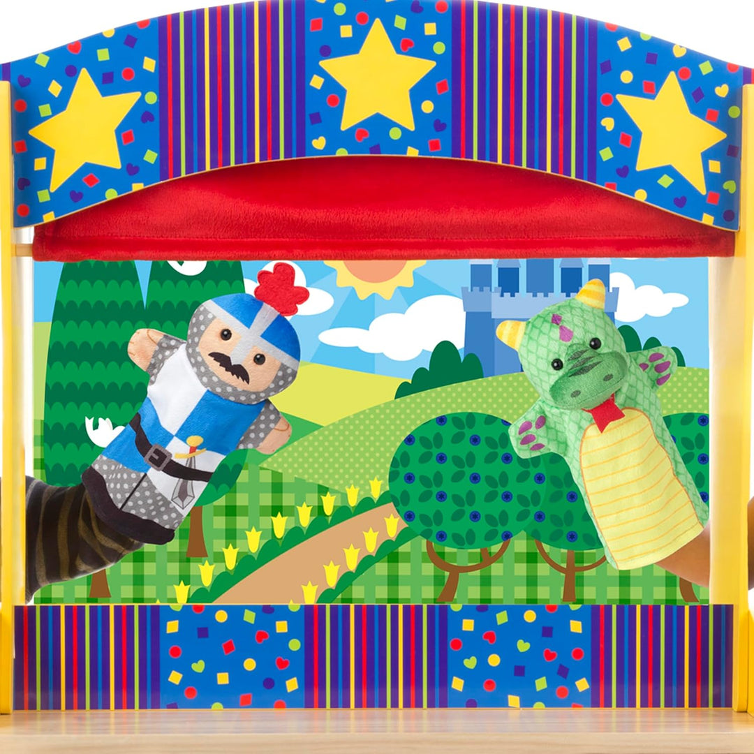 Melissa & Doug 12536 Tisch Puppentheater aus Holz