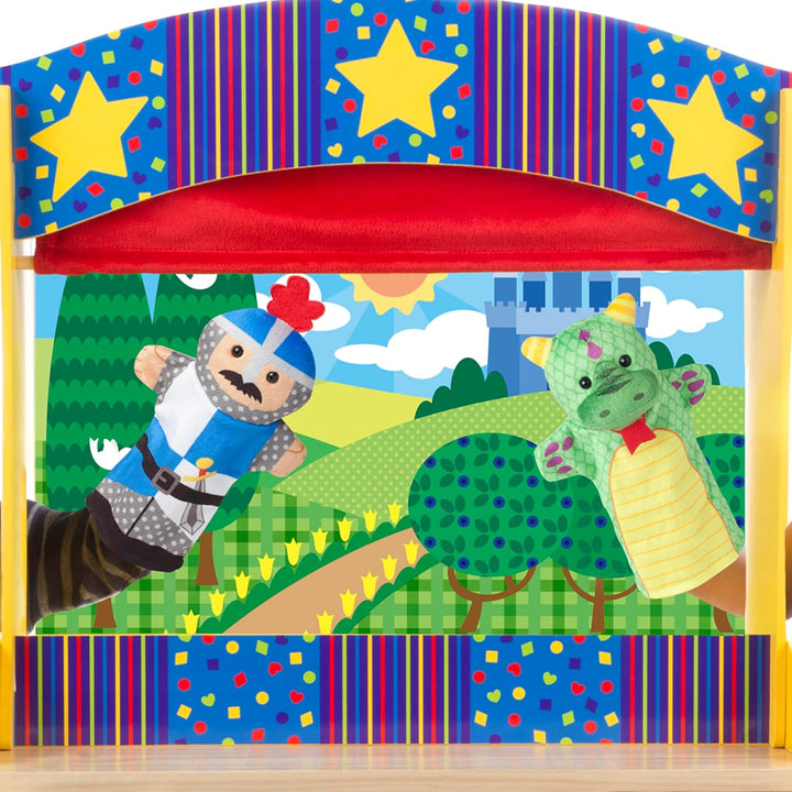 Melissa & Doug 12536 Tisch Puppentheater aus Holz