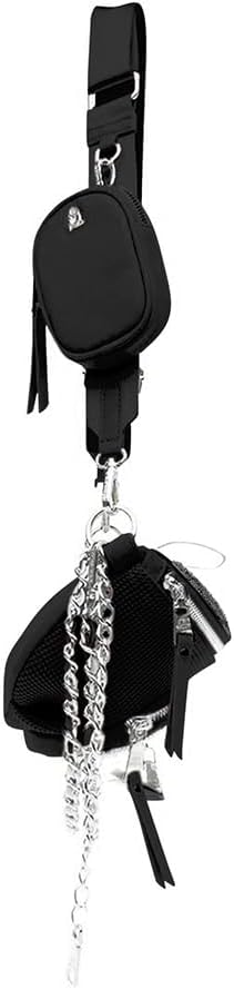 Steve Madden Damen Maxima Covertible Gürteltasche Crossbody, Schwarz Einheitsgrösse Schwarz, Einheit