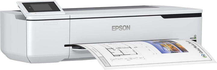 Epson SureColor SC-T3100N Tinten-Grossformatdrucker für CAD/GIS/POS (Drucke bis DIN A1+, Rollendruck