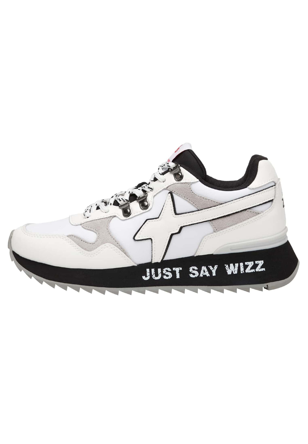 w6yz Yak-M.-Sneakers aus technischem Gewebe und Veloursleder 42 EU Weiss, 42 EU Weiss