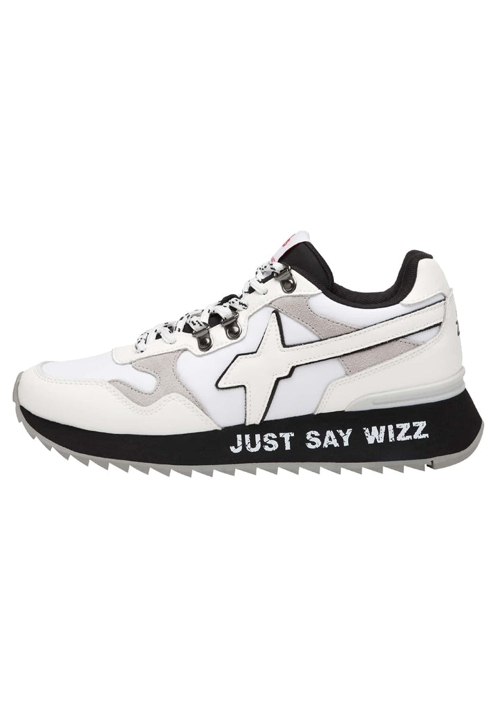 w6yz Yak-M.-Sneakers aus technischem Gewebe und Veloursleder 42 EU Weiss, 42 EU Weiss