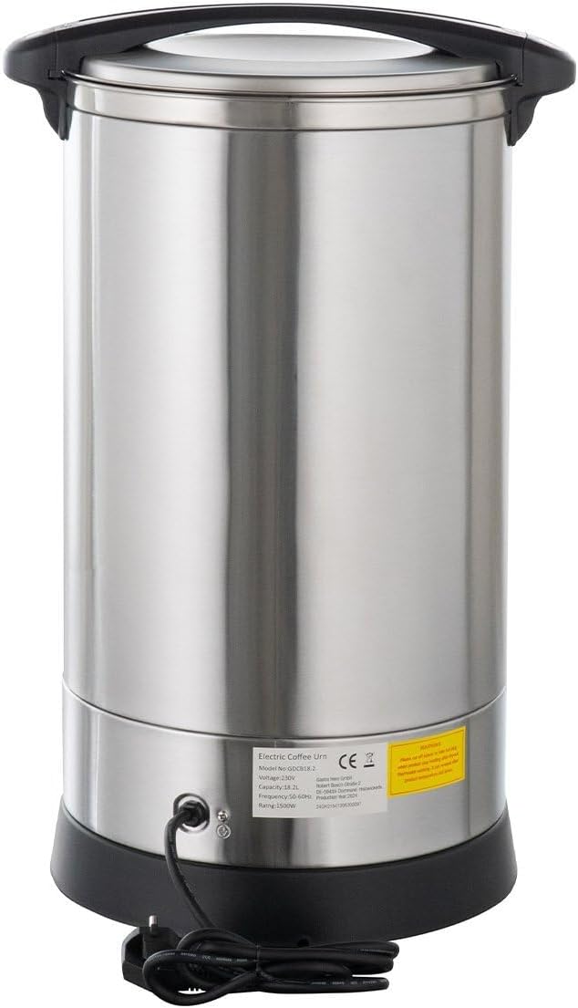 Kaffeebereiter/Perkolator GDCB 18,2 Liter, mit Zapfhahn und Edelstahlfilter Gastronomiebedarf
