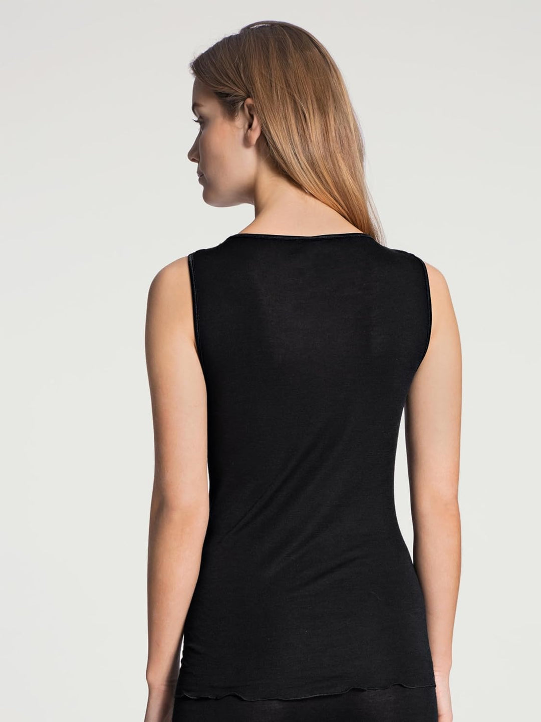 CALIDA True Confidence Tank-Top aus Wolle-Seide Damen, aus Merinowolle und Seide, wärmend, temperatu
