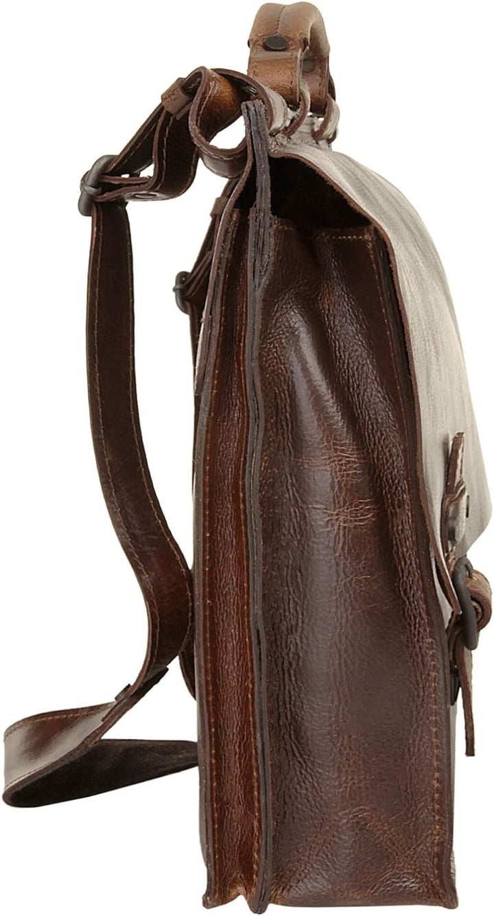 Harold's Aberdeen Messenger Leder 40 cm Laptopfach