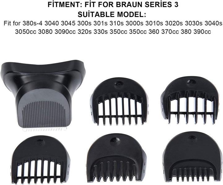 Rasierer Trimmerkopf Rasieren Elektrischer Rasierer Trimmerkopf + 5 Stück Führungskamm-Trimmer-Set P