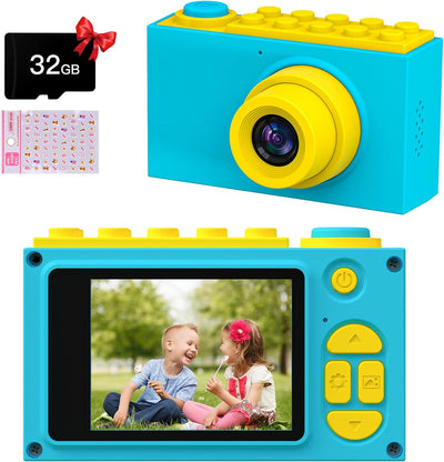 Kriogor Kinder Fotoapparat, Kids Camera Digitalkamera Videokamera mit 4X Digitaler Zoom/HD 1080/ 8 M
