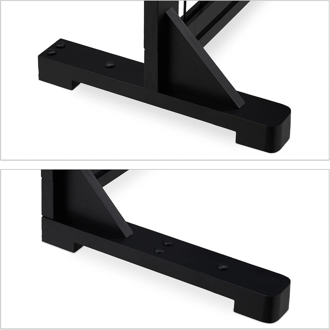 Relaxdays Absperrgitter, ausziehbares Schutzgitter, Treppe & Tür, HxB 56x70-108 cm, freistehend, Kin