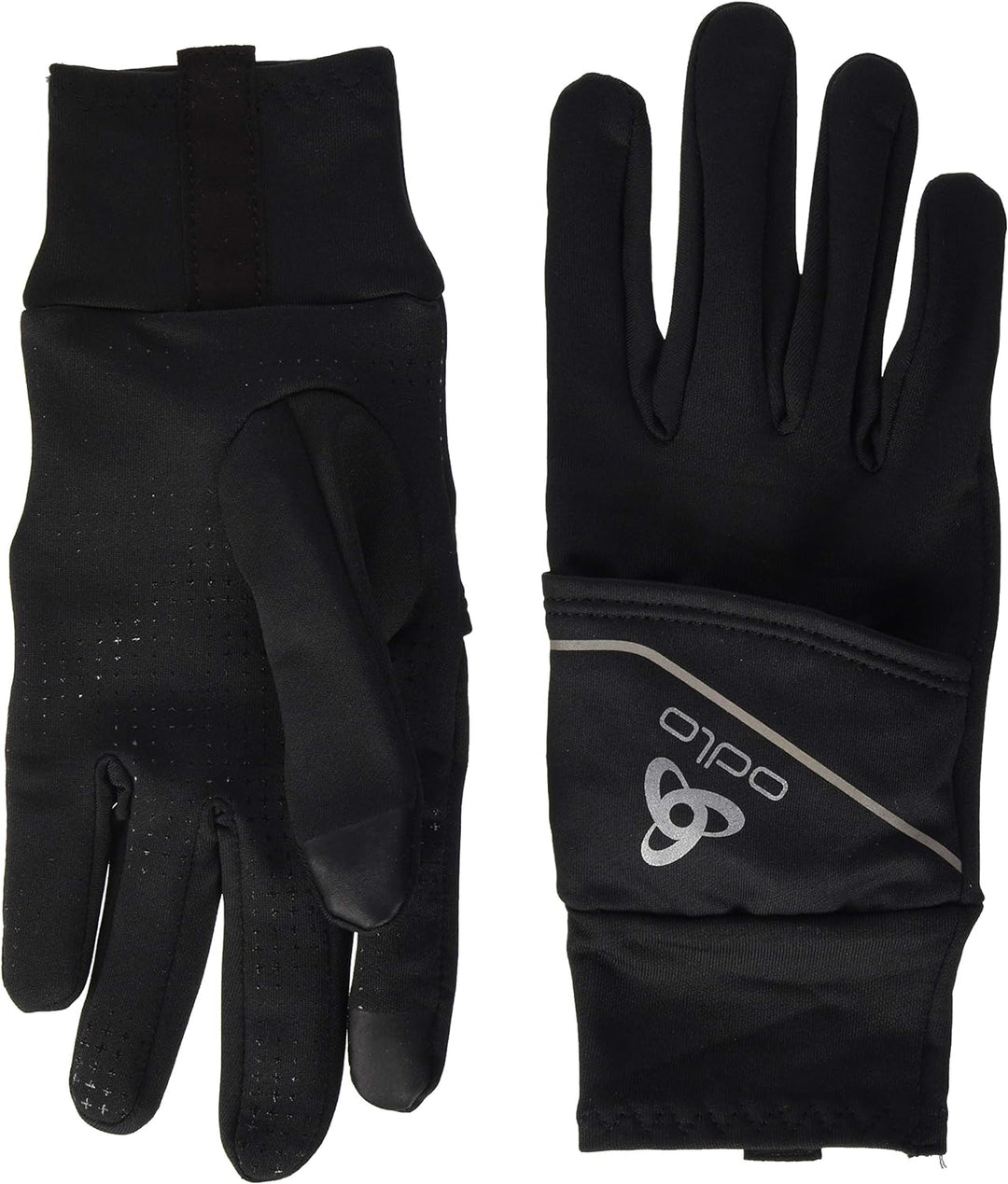Odlo Unisex Handschuhe Intensity Cover Safety XXL Schwarz, XXL Schwarz