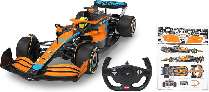 JAMARA McLaren MCL36 1:12 2,4GHz - 2,4GHz für Mehrspielerbetrieb, offiziell lizenziert, originalgetr