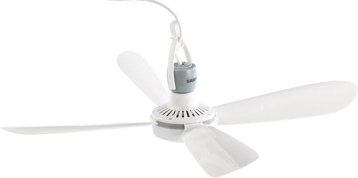 PEARL Mobiler Ventilator: 4er-Set Mobiler Deckenventilator mit Aufhänger, 230V, Ein/Aus-Schalter (Ca