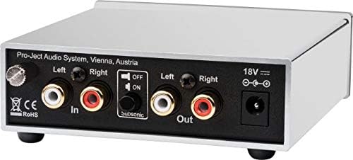 Phono Box Ultra 500 Diskrete MM/MC Phono Vorstufe von Pro-Ject Chrom