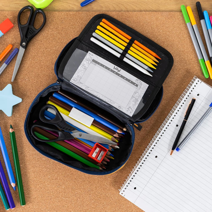 Baagl Federmäppchen für Mädchen - Schulmäppchen für Schreibwaren - Schulsachen Federtasche, Jungen F