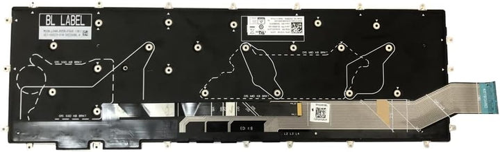 Gintai Spanische Tastatur mit Hintergrundbeleuchtung für Dell Alien-Ware M15 R1 ALW15M, M17 R1 ALW17