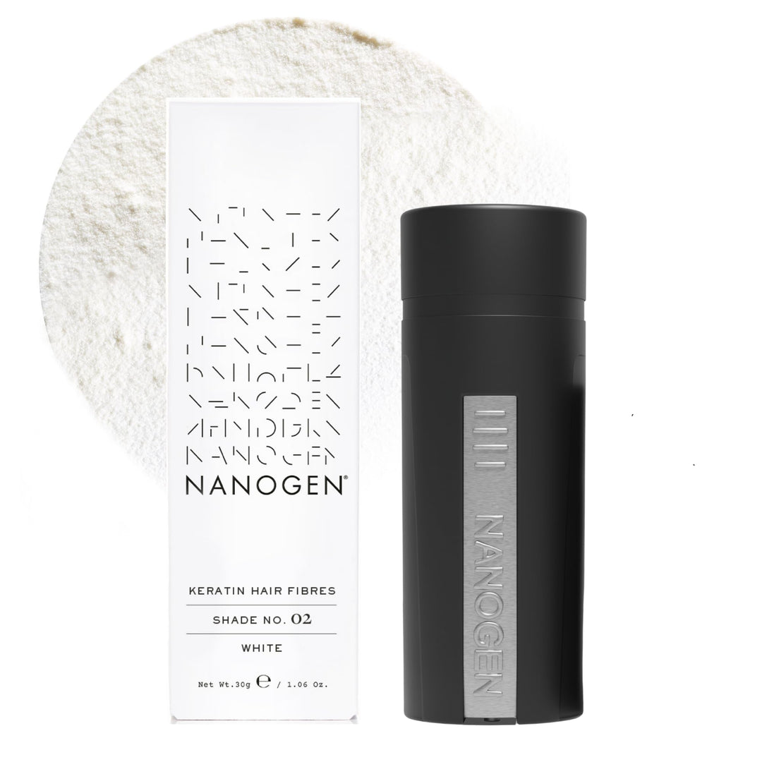 Nanogen Hair Thickening Fibres White 30g weiss 30 g (1er Pack), weiß 30 g (1er Pack)
