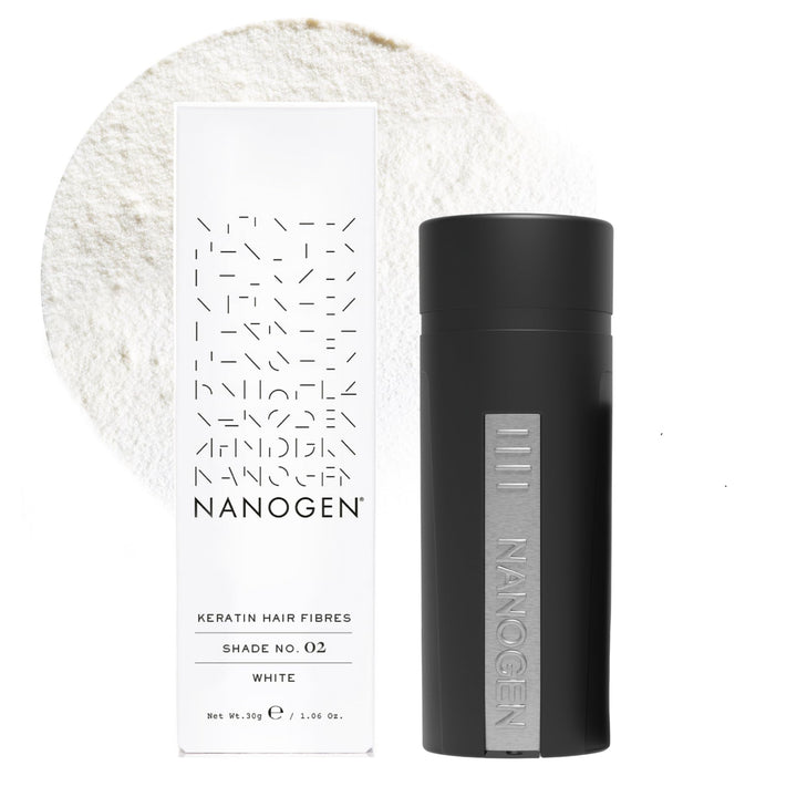 Nanogen Hair Thickening Fibres White 30g weiss 30 g (1er Pack), weiß 30 g (1er Pack)