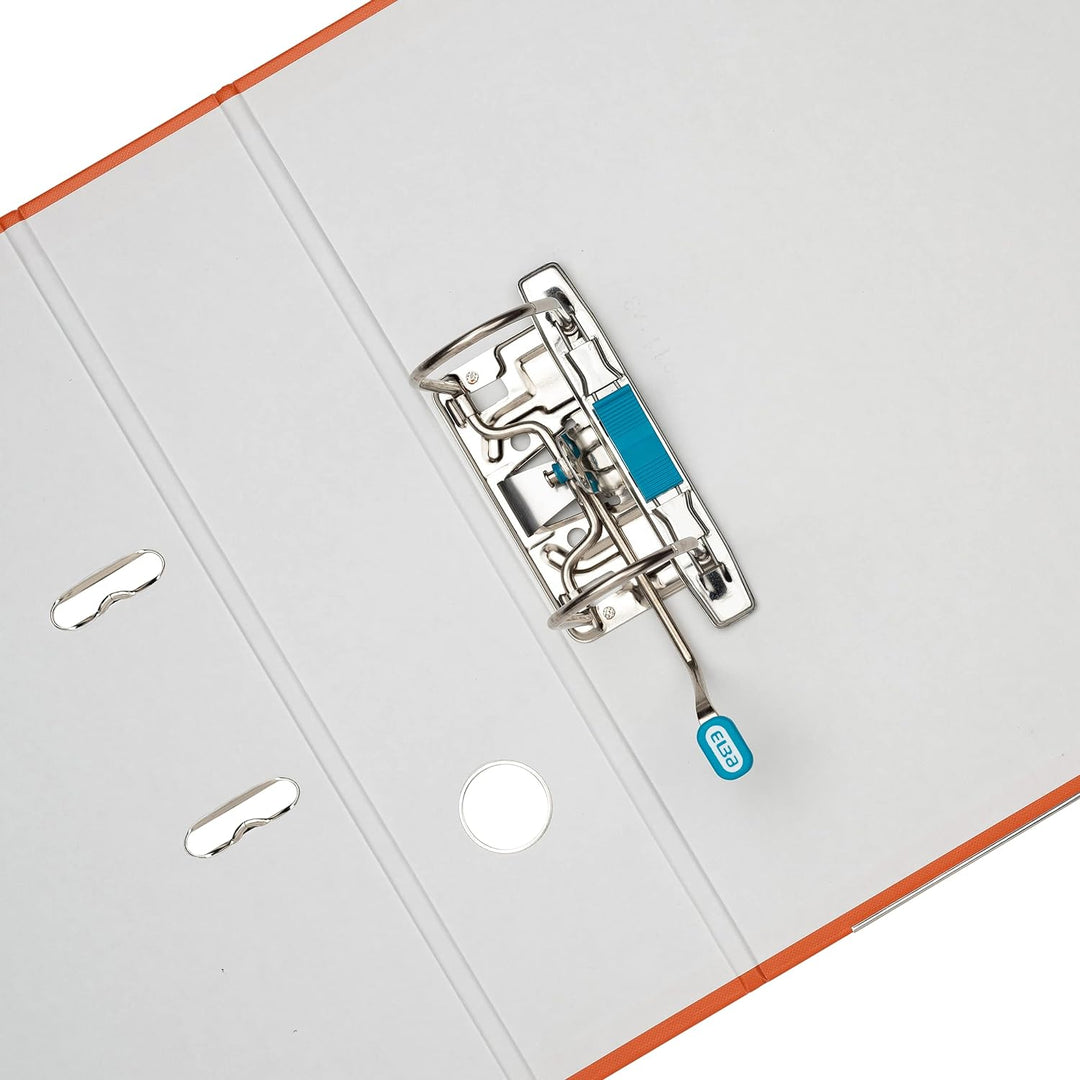 Elba Ordner A4, Smart Pro, 8 cm breit, Kunststoff aussen, orange, 10 Stück orange A4, breit, orange