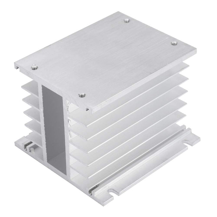 3-Phasen-Kühlkörper Aluminium, SSR-Kühlkörper Dreiphasen-Halbleiterrelais-Kühlkörper für DIN-Install