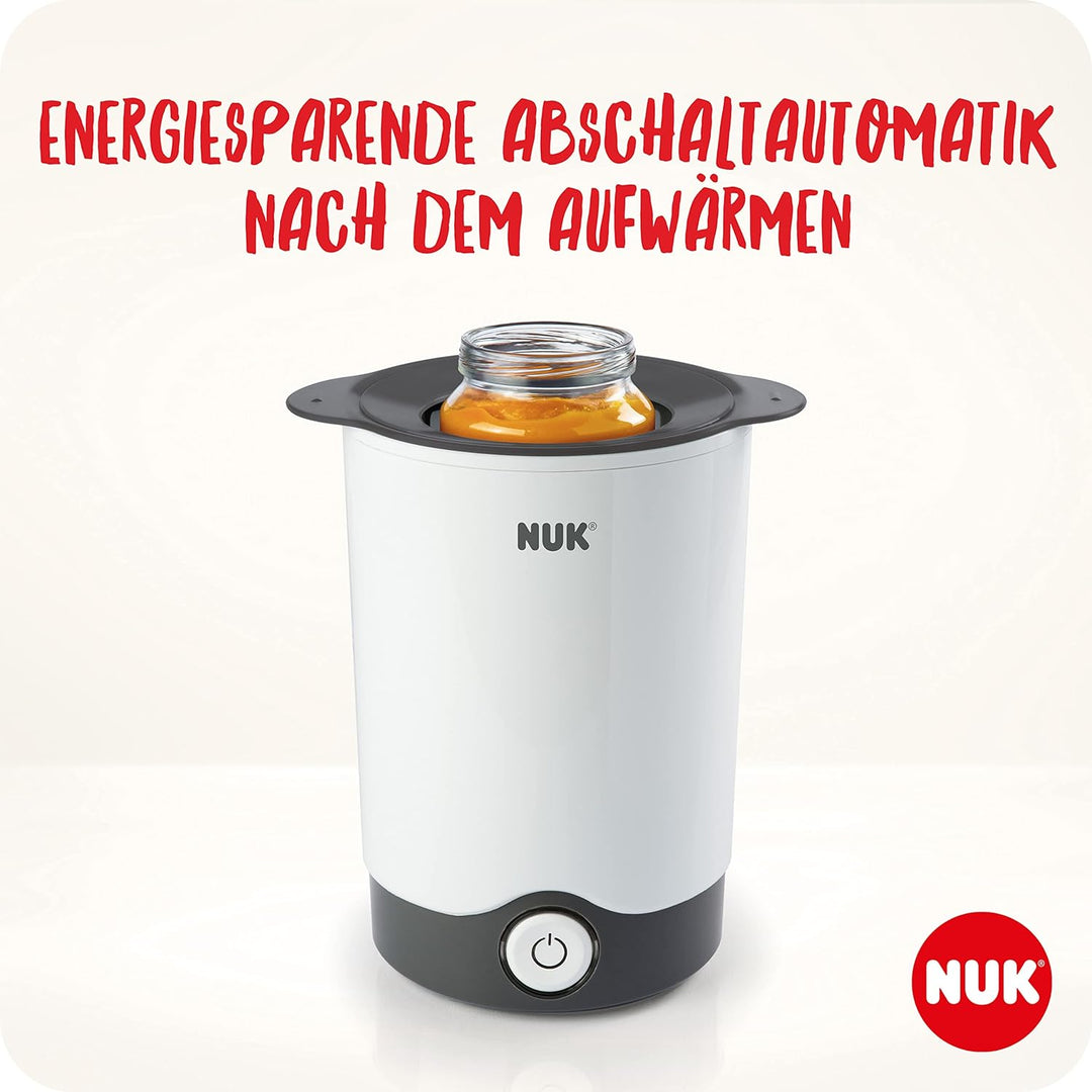 NUK Thermo Express Babyflaschenwärmer | schonendes Erwärmen von flüssiger und breiförmiger Nahrung i