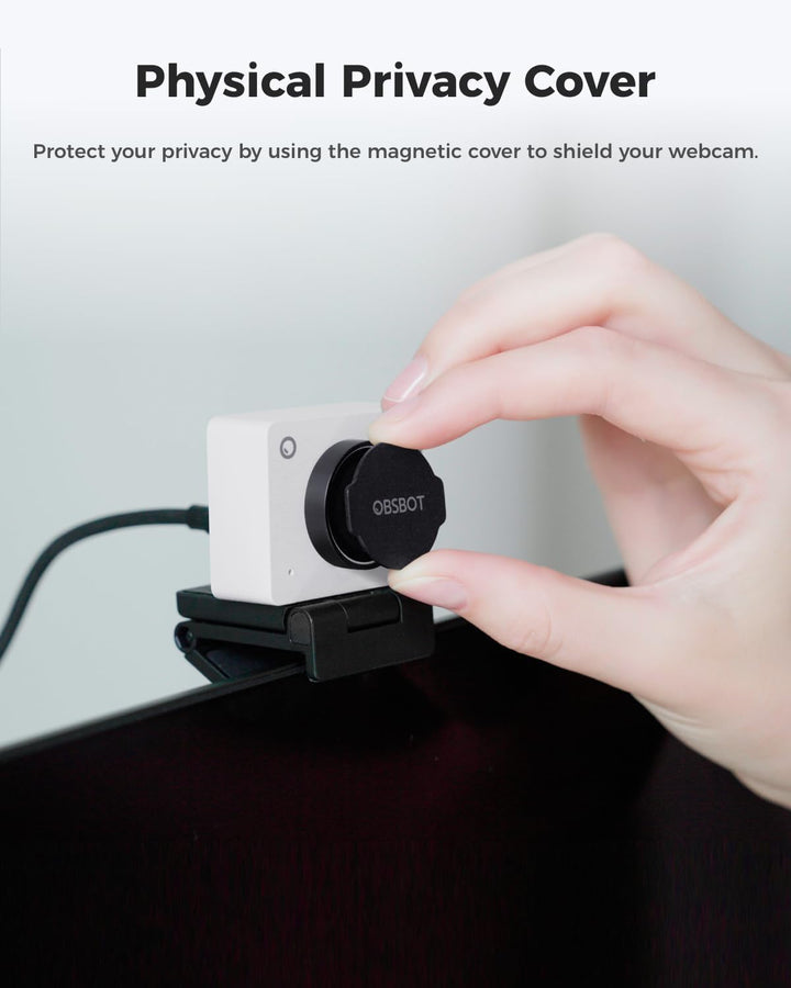 OBSBOT Meet 2 Ultra HD 4K Streaming Webcam, 1080p at 60 FPS, Videokonferenz Kamera mit KI Automatisc