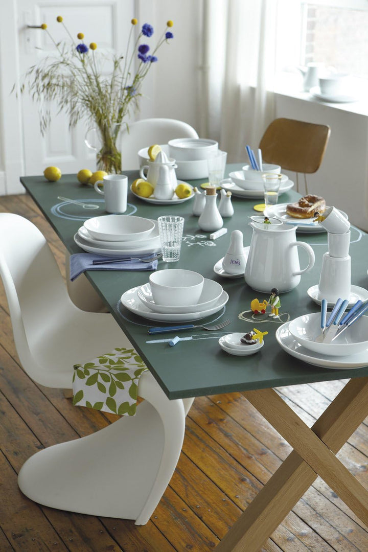 KAHLA Five Senses Mini-Backform 17 cm x 17 cm |weisse kleine Auflaufform aus Porzellan, Backform 17