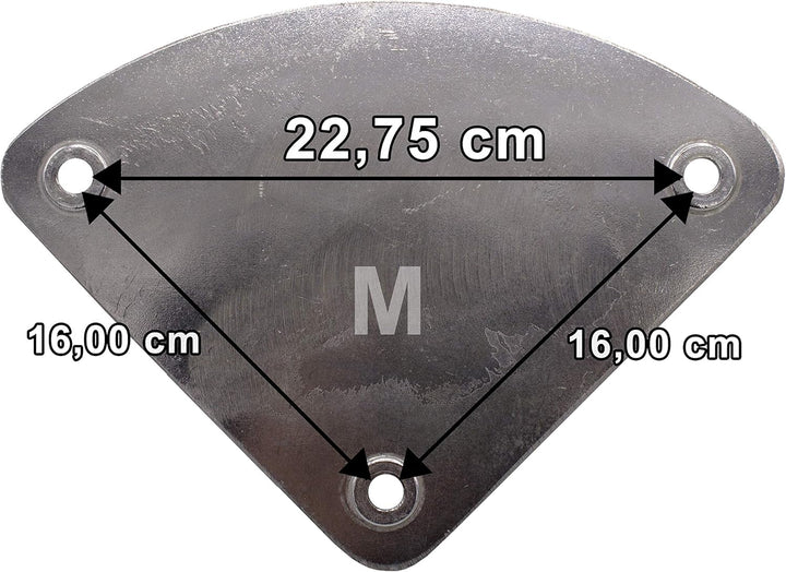 Schlauchhalter für 1/2" Schläuche 13927, Aluminium, 27 x 20 x 11 cm (M), F&amp;