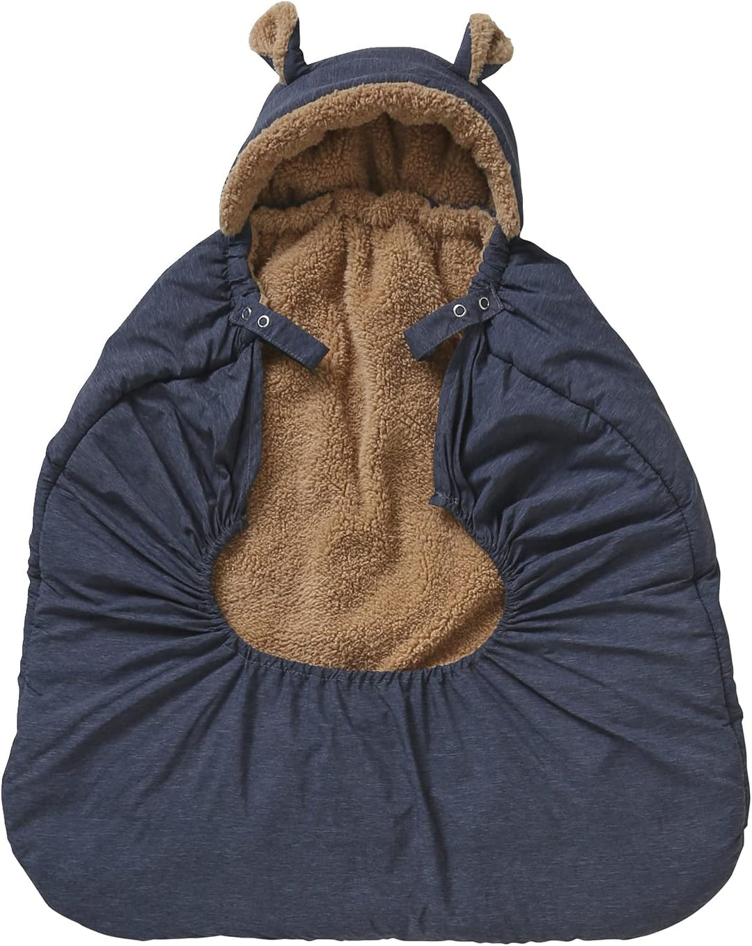 Vertbaudet Babytrageschutz, Daunenjacke Blau