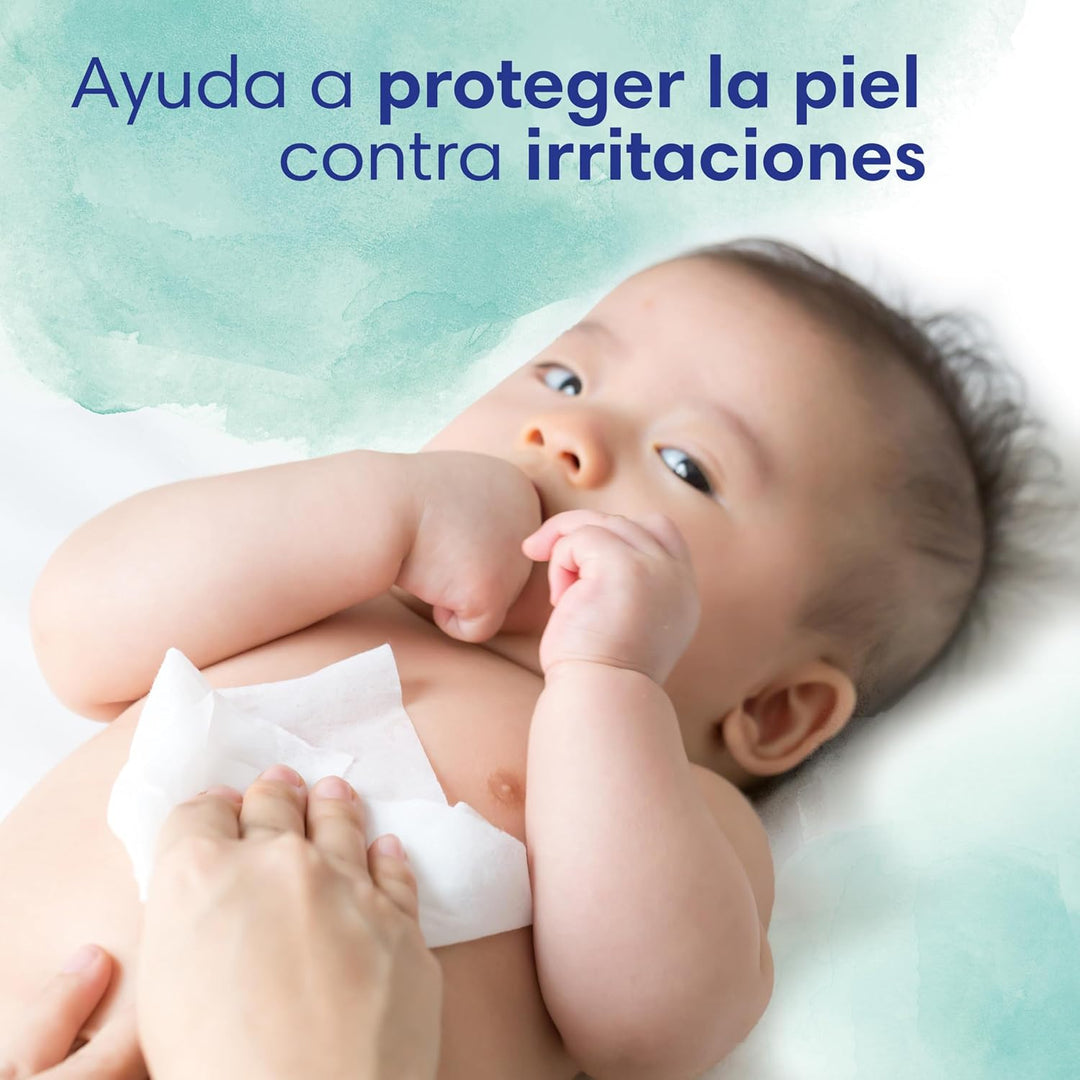 Dodot Pure Aqua Baby Reinigungstücher, 9 Packungen mit 48 Stück = 432 Tücher, hilft bei der Wiederhe