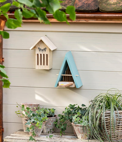 Dehner Natura Premium Schmetterlingshaus Runa, Insektenhotel wetterfest, Insektenhaus/Wildvogel Nist