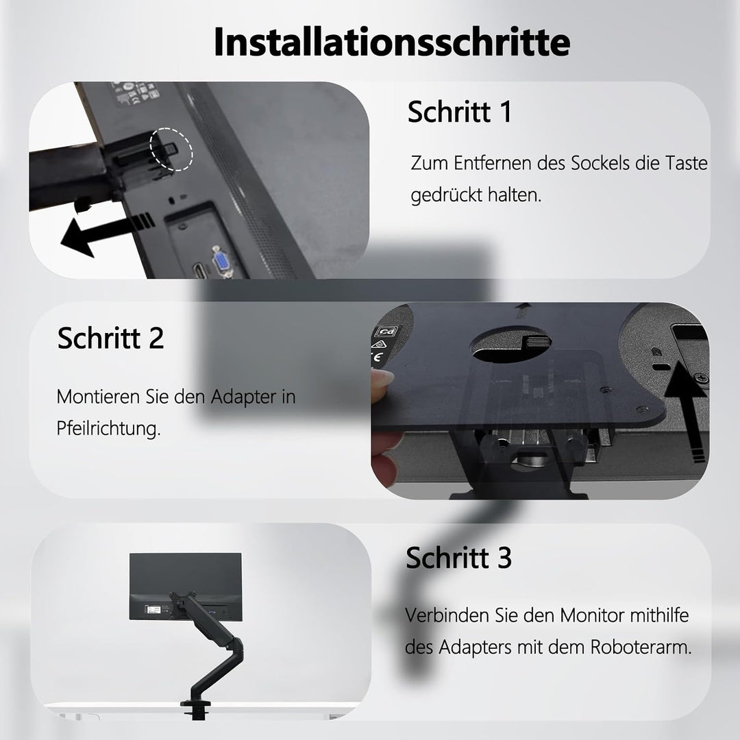 SB271 VESA-Adapter kompatibel mit Acer 24" 27" Monitoren(Passend für SA241Y bi,SA271 bi,SB241Y Abi,S