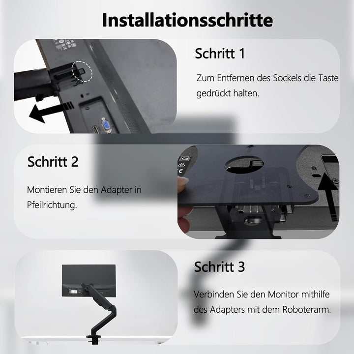 SB271 VESA-Adapter kompatibel mit Acer 24" 27" Monitoren(Passend für SA241Y bi,SA271 bi,SB241Y Abi,S