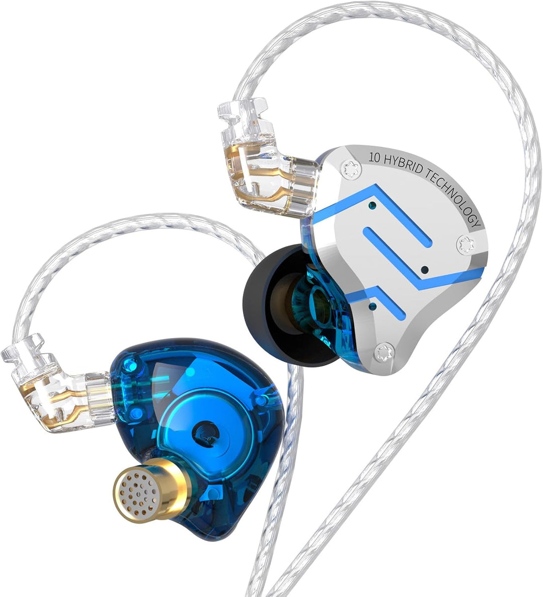 Yinyoo KZ ZS10 Pro In Ear Monitor Earphone 4BA and 1DD KZ Earbuds, Ear Hybrid Headphones Zs10 Pro IE